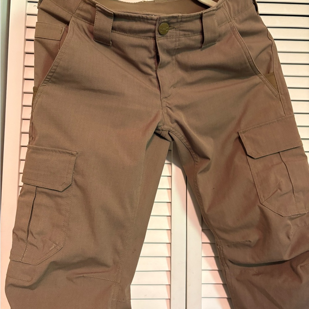 Under Armour Women’s Tactical Cargo Pants in Brown - Picture 2 of 5